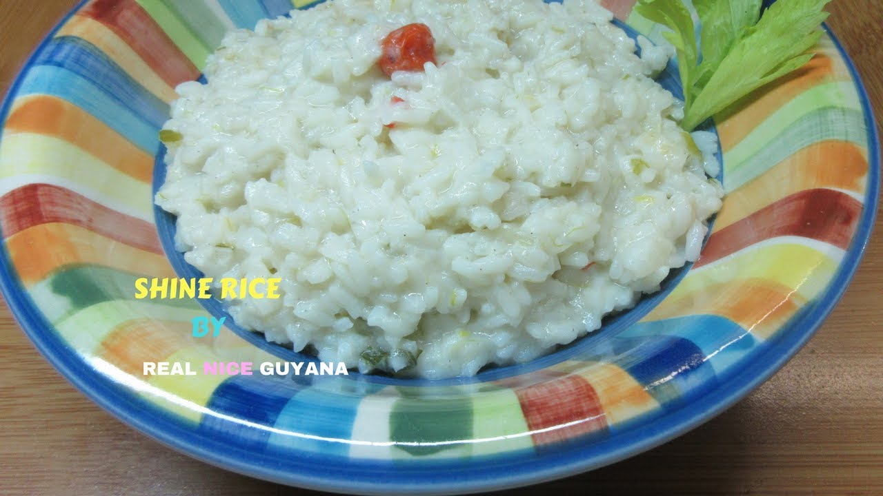 Shine Rice, step by step Recipe Video  lI Real Nice Guyana.