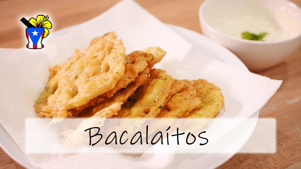 How to make Puerto Rican Bacalaitos (Cod Fish Fritters) – Easy Puerto Rican Recipe