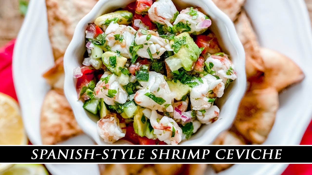 One of the BEST-TASTING Ceviche Recipes | Spanish-Style Shrimp Ceviche