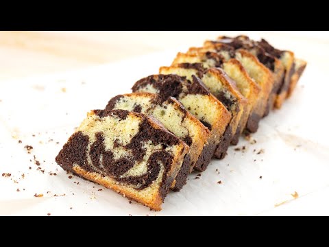 Marble Pound Cake – very rich, very decadent and very moist