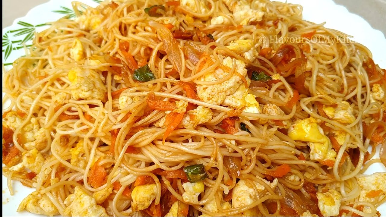 Fried Egg Noodles Recipe Chowmein recipe