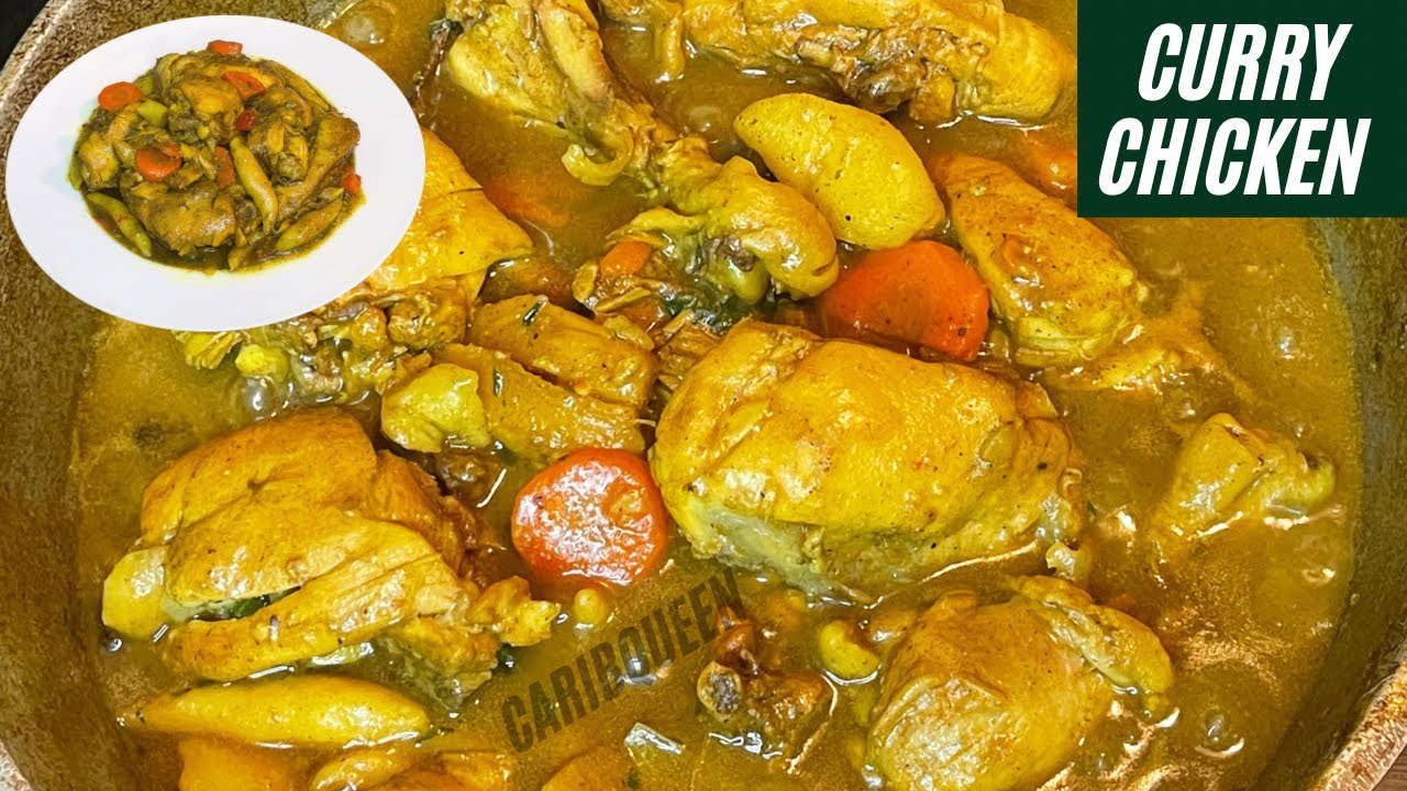 Authentic Jamaican Curry Chicken Recipe. Caribbean Style Curry Chicken