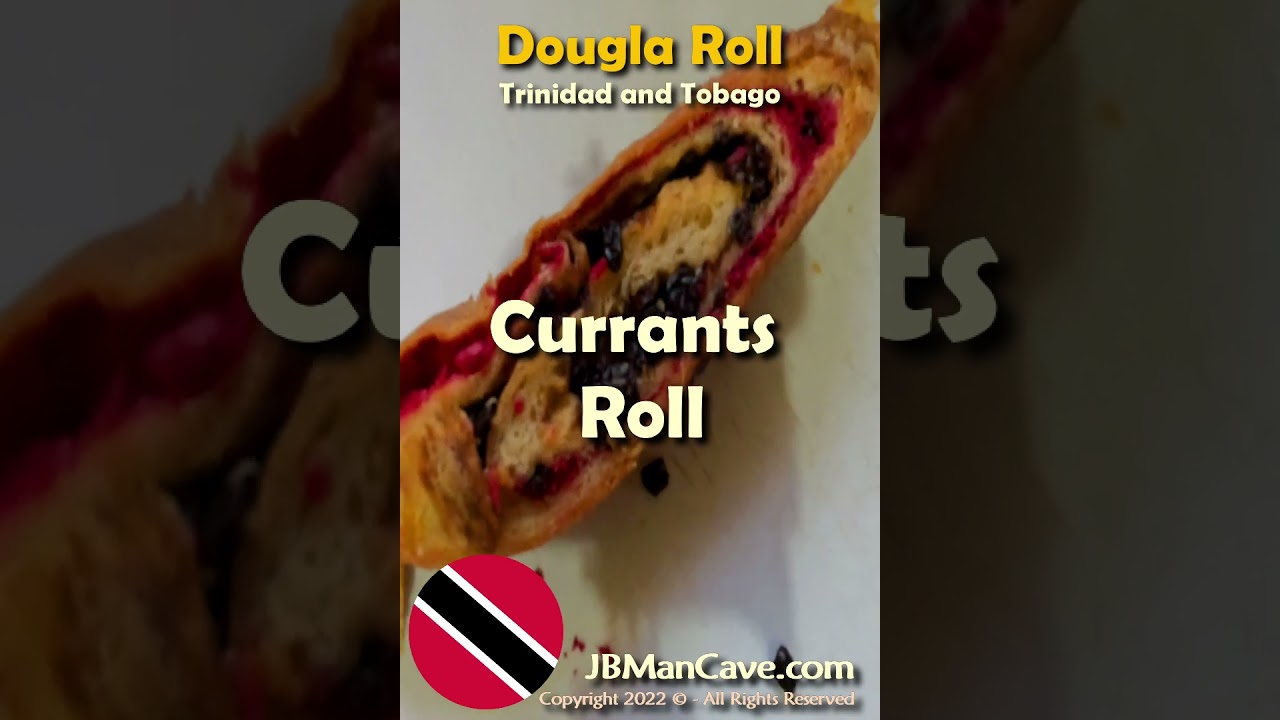 Delicious DOUGLA ROLL a TRINI Pastry Food Trinidad and Tobago JBManCave.com #Shorts