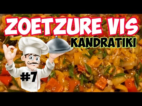 Zoetzure Vis Kandratiki (adelaarsvis), Masak Ikan Goreng, Suriname en Chinese Gerechten,