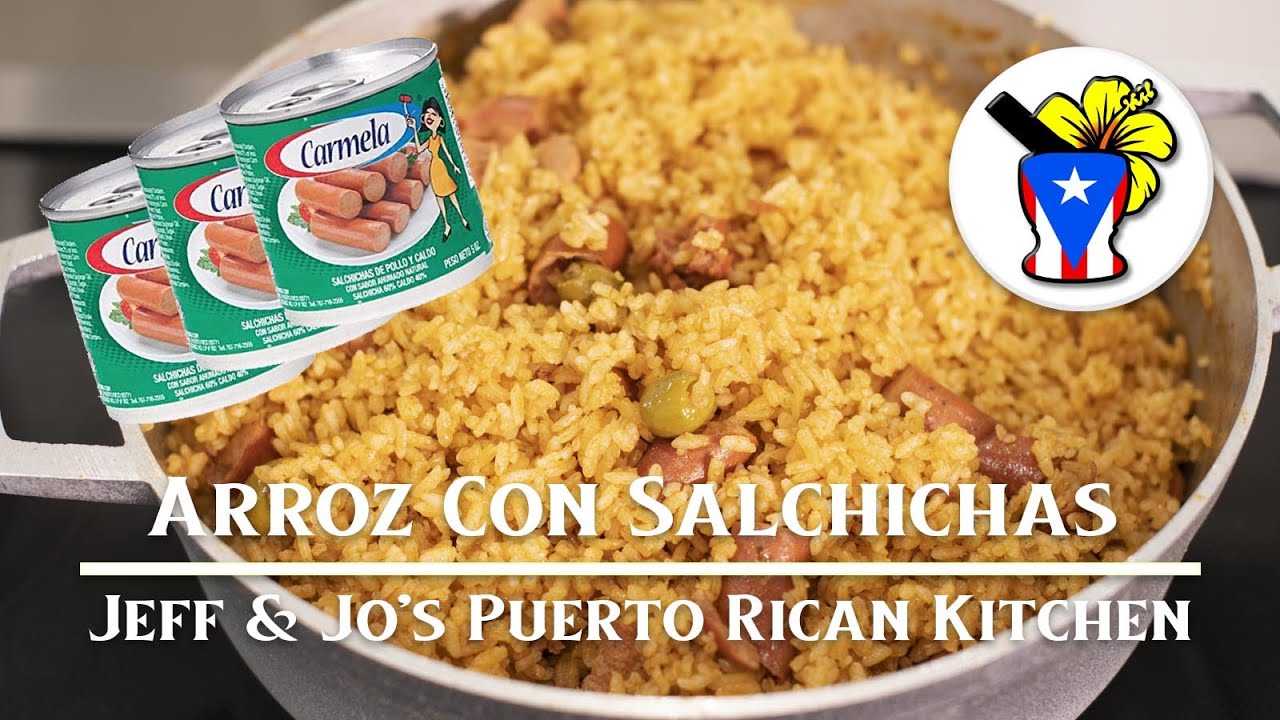 How to make Arroz con Salchichas (Puerto Rican Rice with Vienna Sausages) – Easy Puerto Rican Recipe