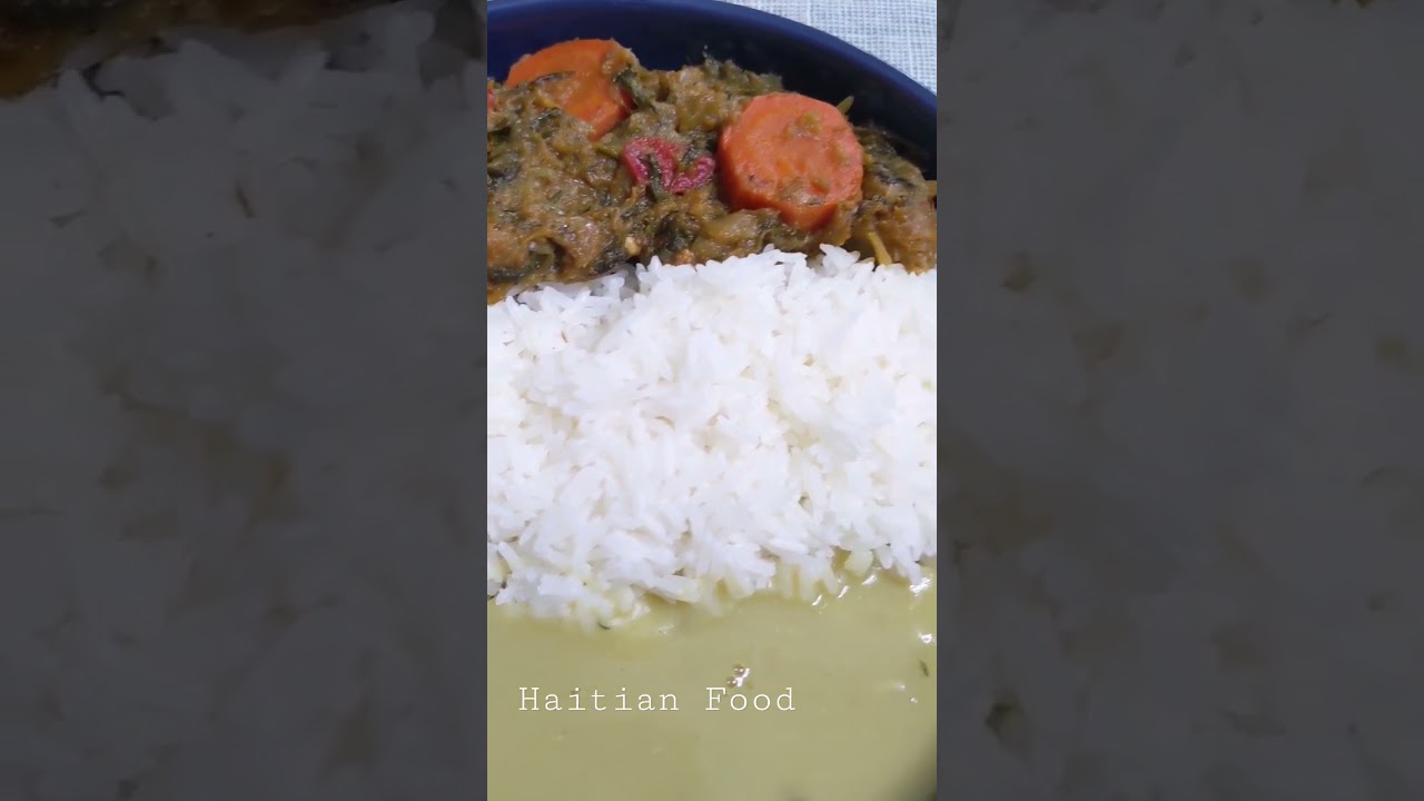 Haitian Food- Legim with no meat @orgagoods