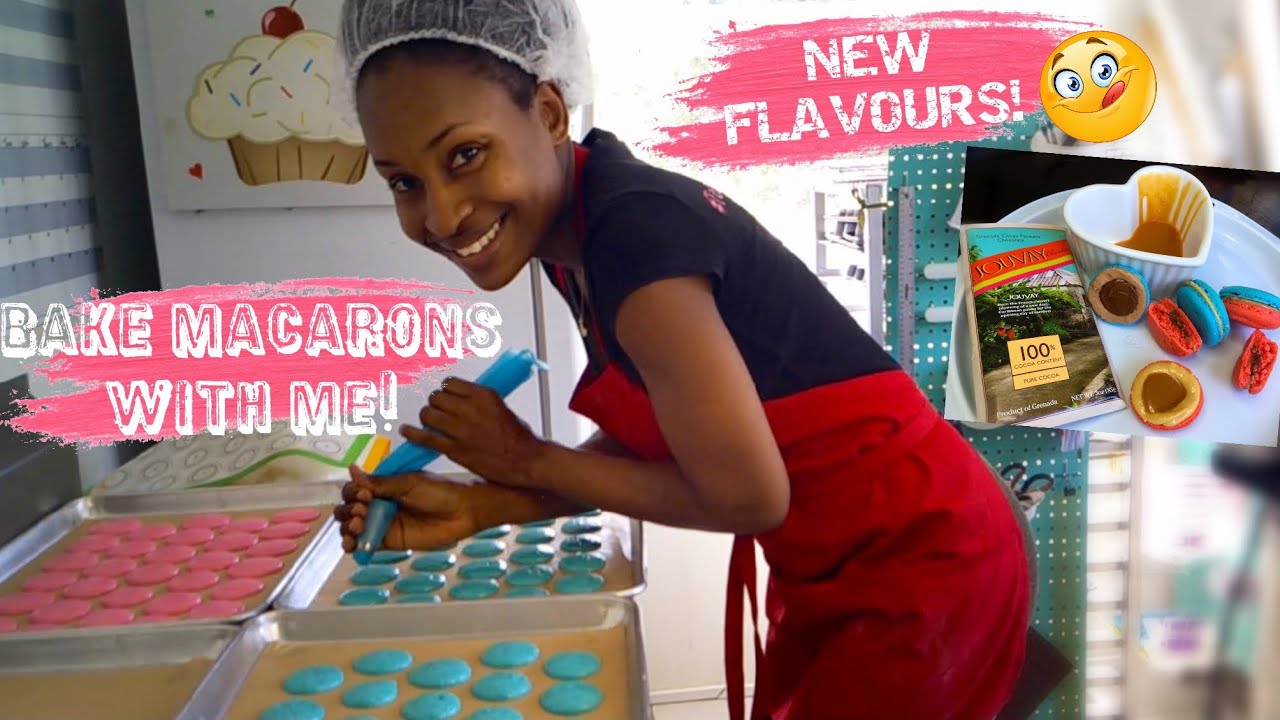 🇬🇩BAKING FRENCH MACARONS| FLAVOURED FILLINGS | SILICONE MATS & PIPING BAGS| ANGUILLA BAKE OFF 2018