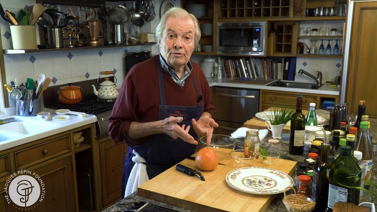 How to Make Grapefruit Dessert | Jacques Pépin Cooking At Home | KQED