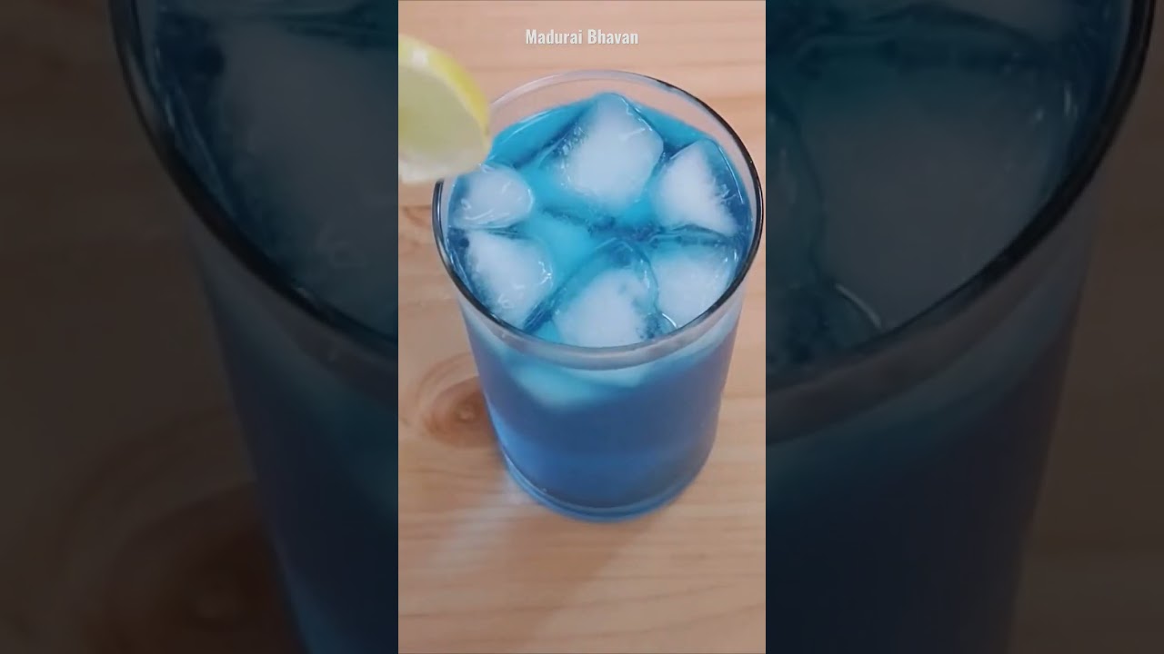 #shorts Blue Curacao Lemonade | Instant Summer Cool Drink Homemade | Madurai Bhavan