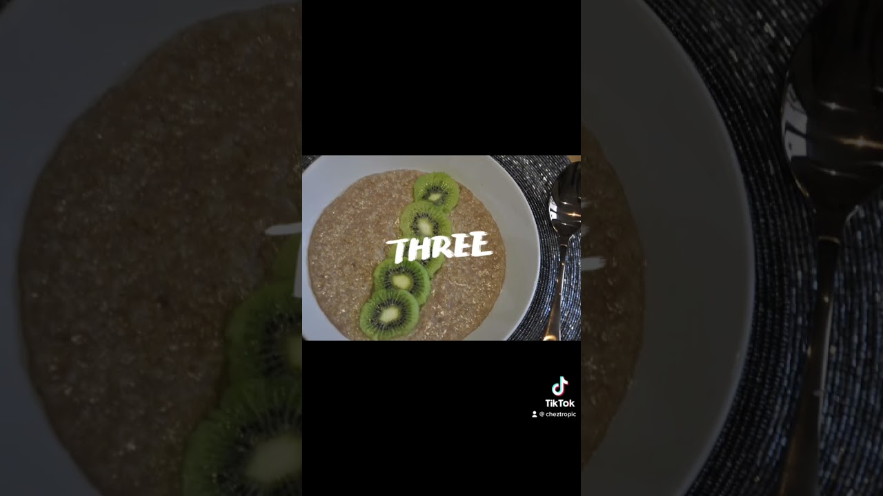 Oatmeal and kiwi anyone?