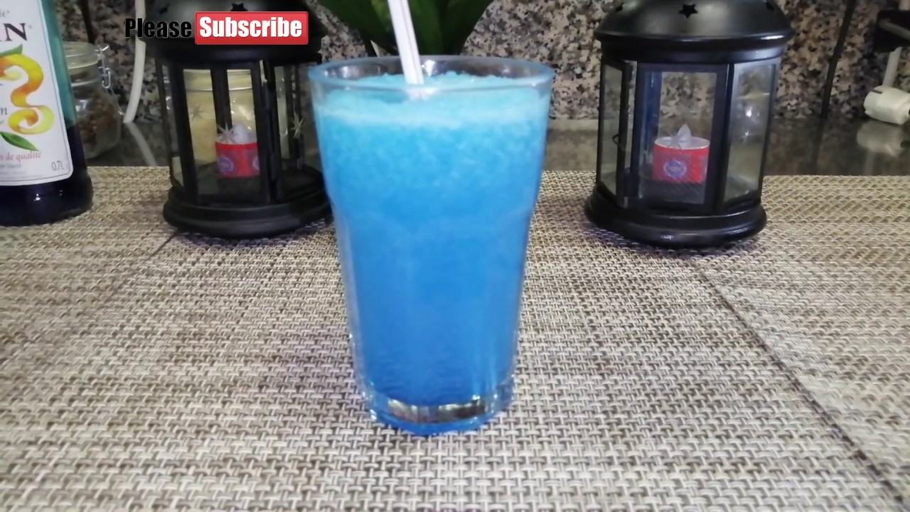 How to make Blue Curacao Lemonade | Blue Lagoon Lemonade Recipe | Blue Mocktail | By Chef Muzamil