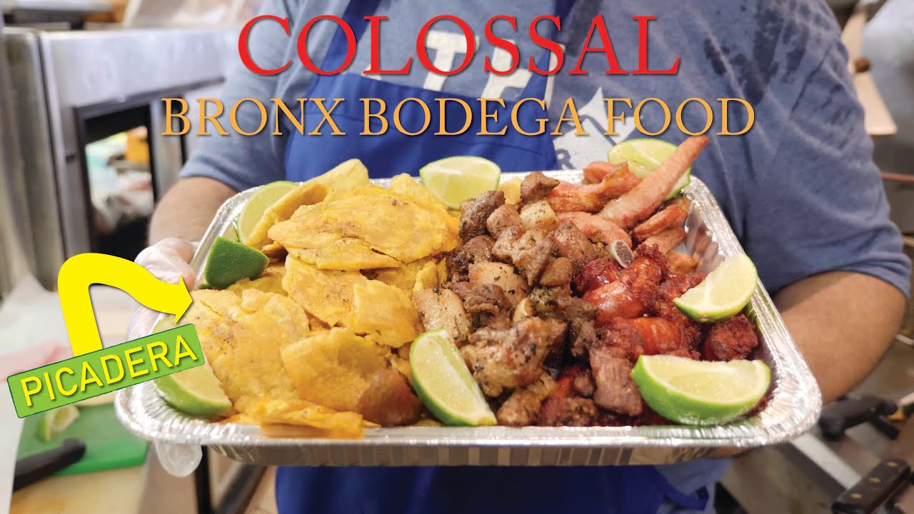 🔥FIRE Bronx Bodega Food DOMINICAN PICADERA – COLOSSAL Fried Food Platter!!