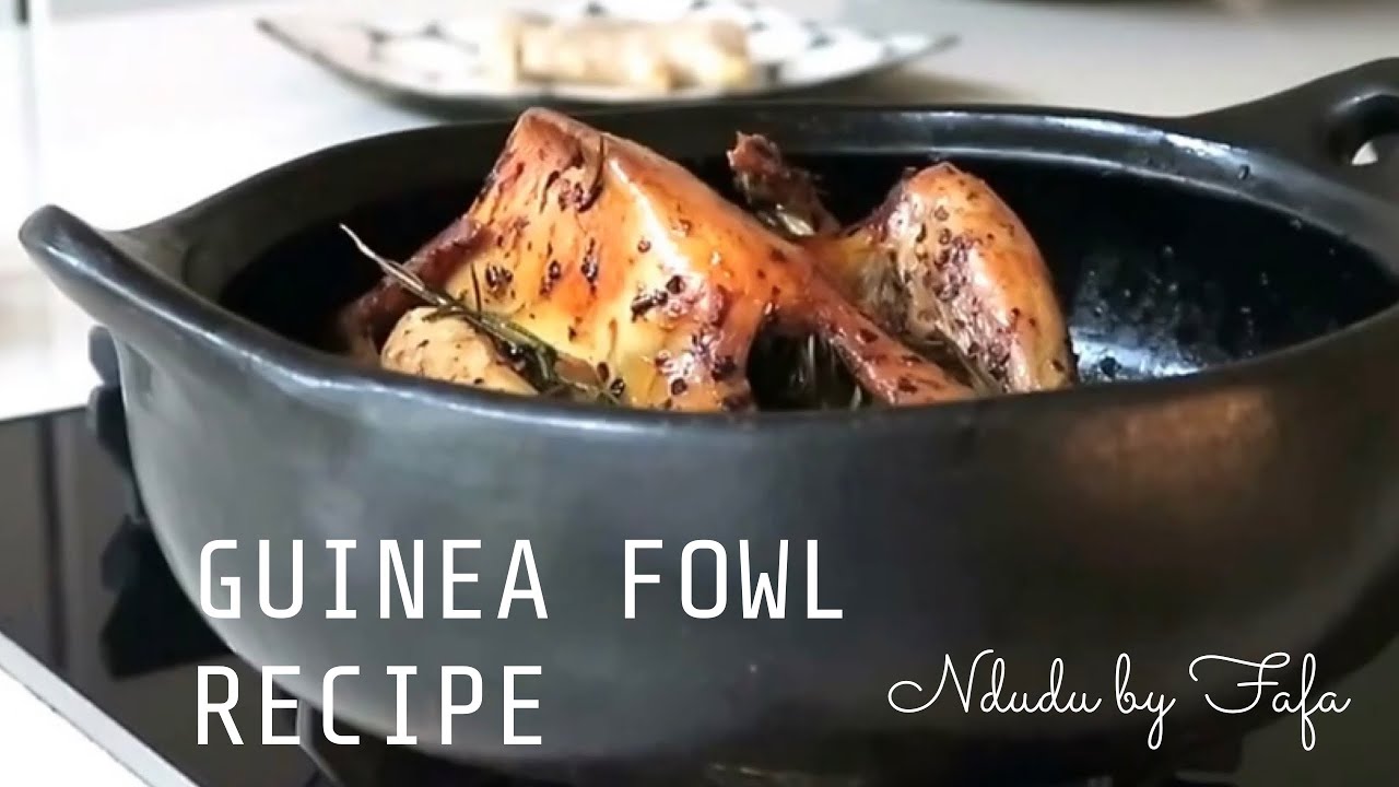 THE PERFECT Oven ROASTED GUINEA FOWL RECIPE /AKONFEM / Ndudu by Fafa