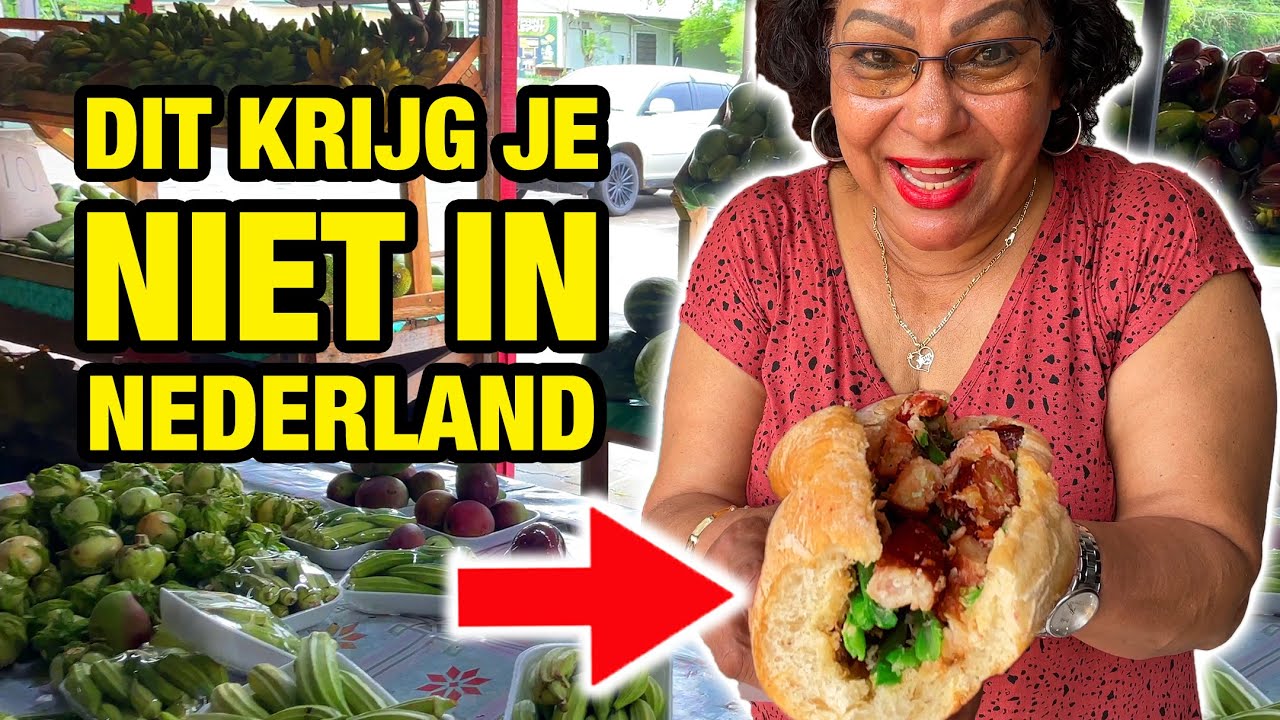 Surinaamse Markt Bezoek | Kleinzoon Ei Leren Bakken | Krobia Vis Bang Bang Ei Daal Koken