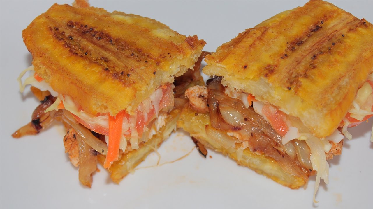 Haitian Style Plantain Sandwich Recipe