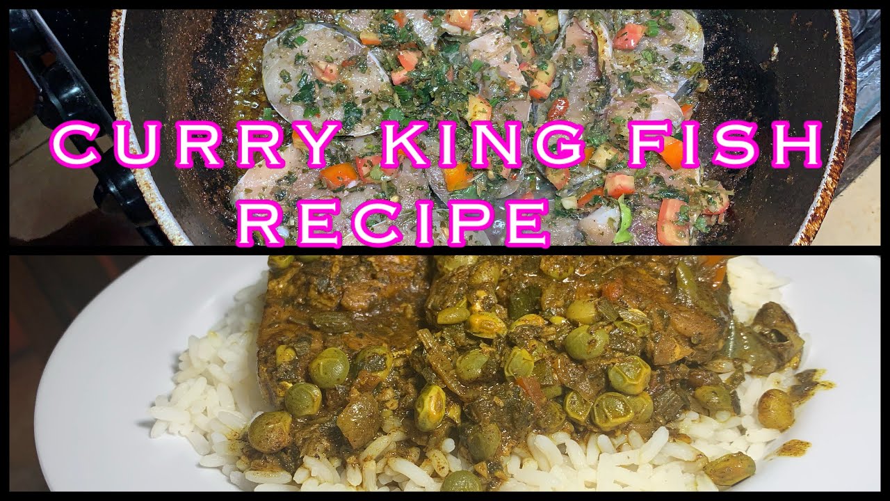 CURRY KING FISH RECIPE | RICE | TRINISTYLE @TriniOutAbout