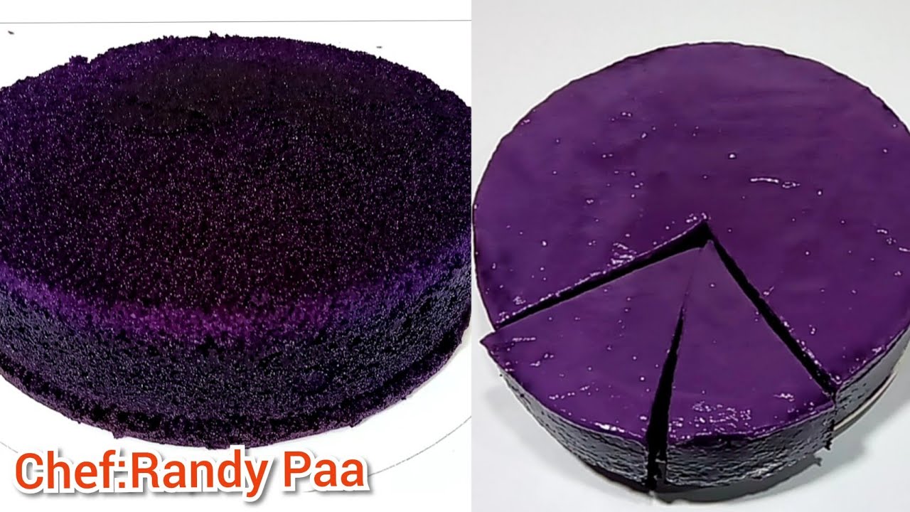 UBE Moist Chiffon Cake/Demonstration for Beginners