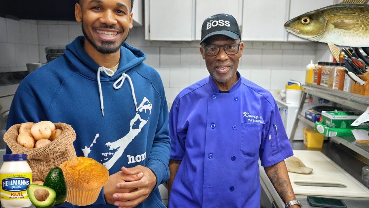 How an Authentic Bermudian Cod Fish Breakfast is Made!