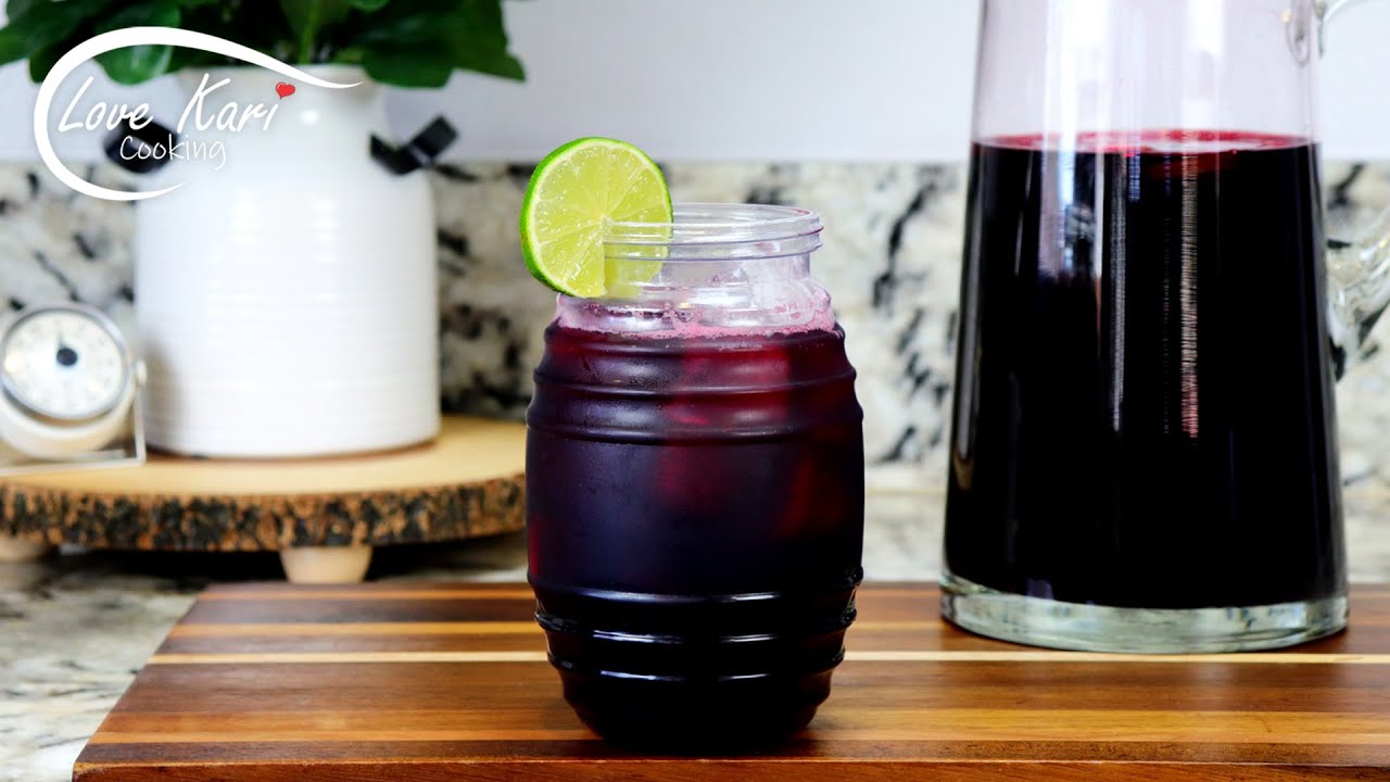 Agua Fresca de Jamaica con Limon Simple and Easy Recipe Hibiscus Fresh Water #shorts