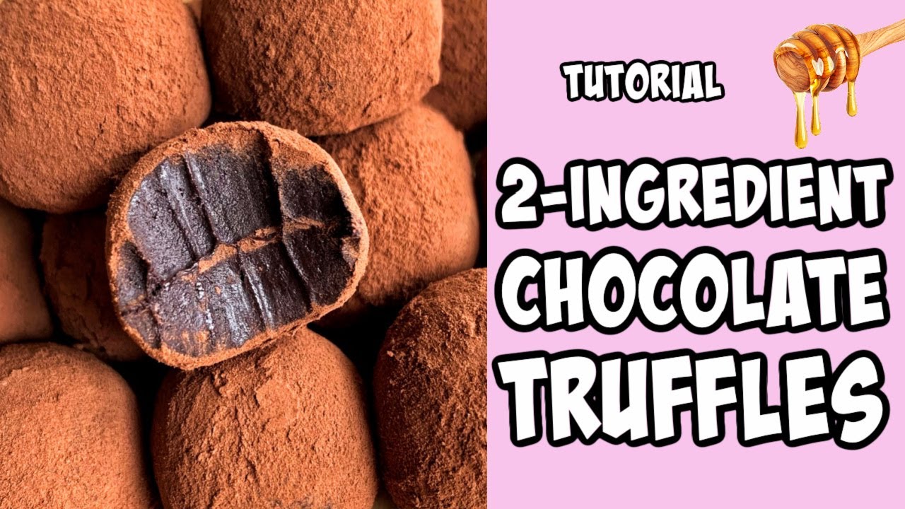 2-Ingredient Truffles! tutorial #Shorts