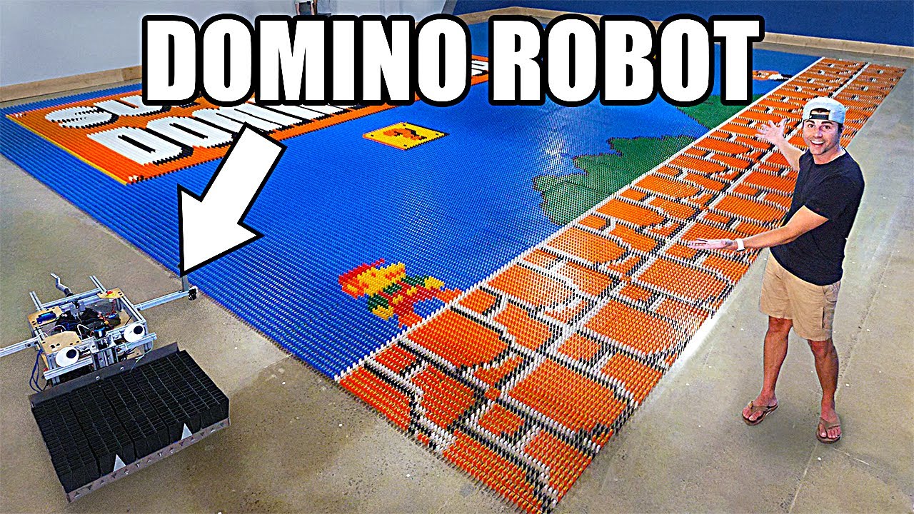 World Record Domino Robot (100k dominoes in 24hrs)