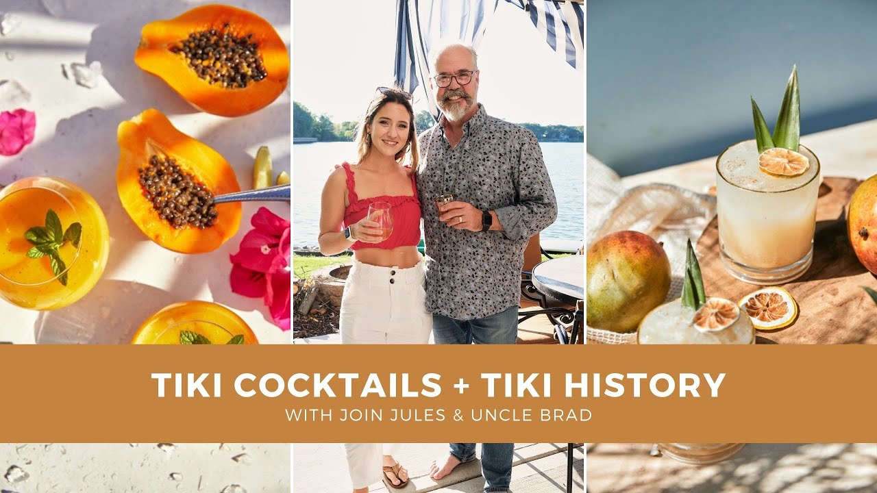 Mai Tai + Tiki Cocktail Recipes & The history of Tiki + the Mai Tai | Join Jules & Uncle Brad