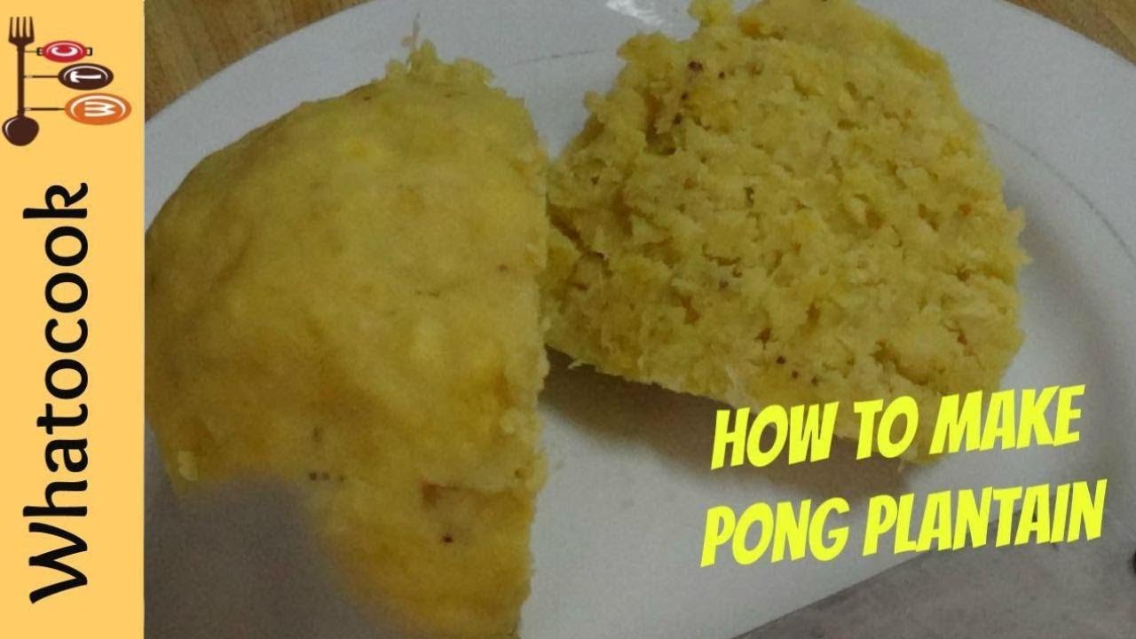 How To Make Trinidad 🇹🇹 Pong Plantain