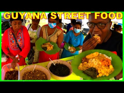 GUYANESE Street Food “SEVEN CURRY” Tuschen TOUR | West Coast Demera Guyana