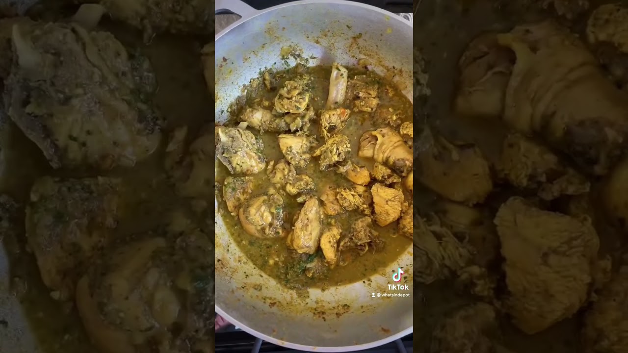 Trini Style Curry Chicken #Shorts #CurryChicken #TriniFood