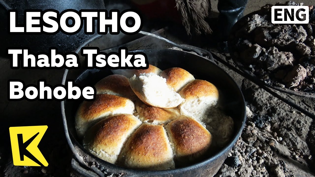 【K】Lesotho Travel-Thaba Tseka[레소토 여행-타바체카]바소토족 전통 빵 보호베/Basotho/Bread/Bohobe/Traditonal Food