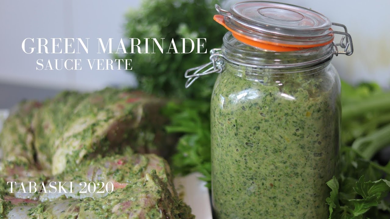 SENEGALESE GREEN MARINADE|SAUCE VERTE| SPECIAL TABASKI MARINADE 2020 * GREAT FOR GRILLING * NOKKASS