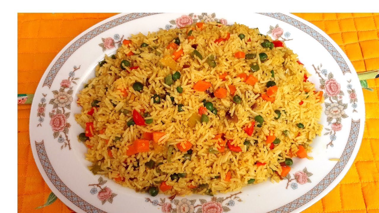 How to make Vegetable Fried Rice/Vegetable Rice Recipe/Fried Rice