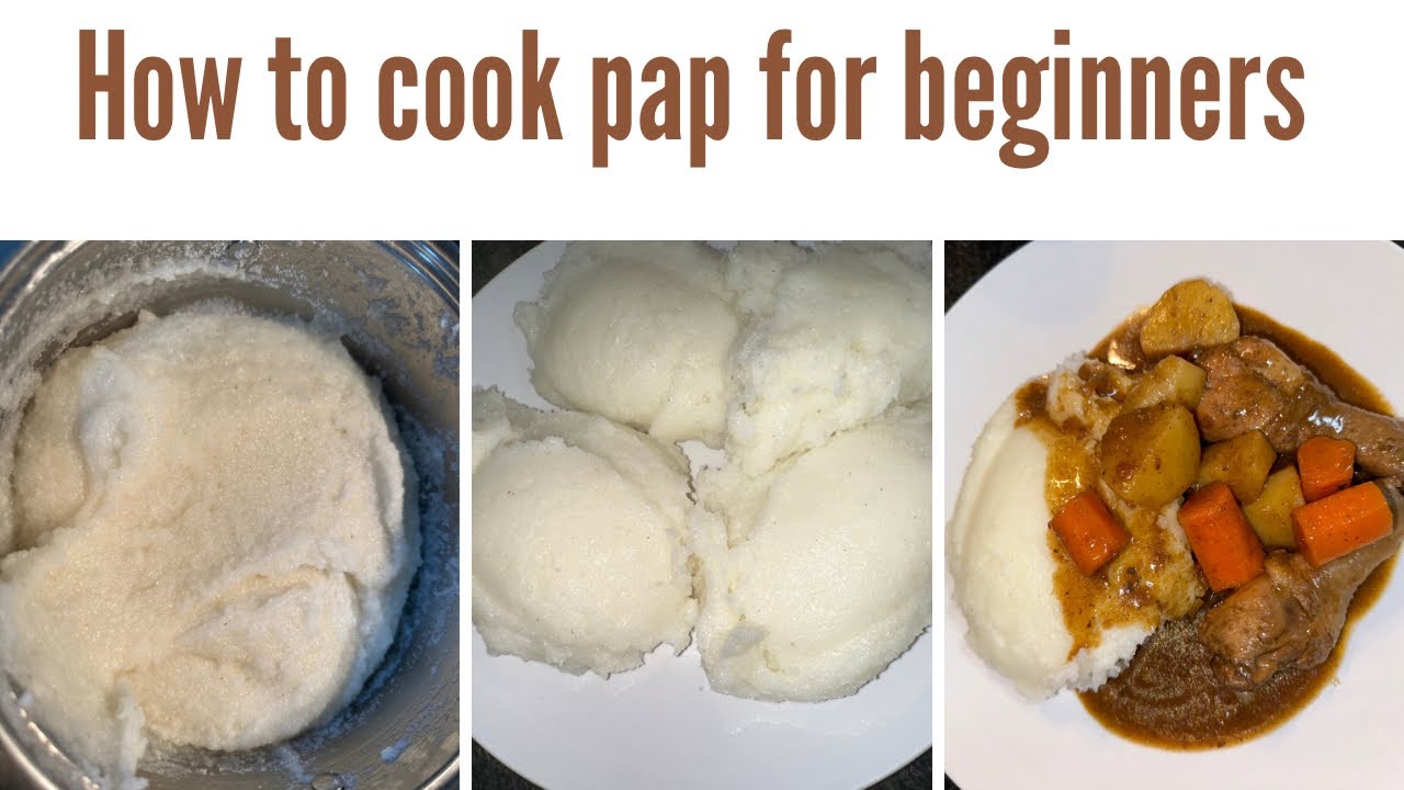 How to cook pap for beginners/ South Africa