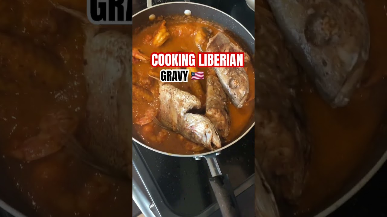 COOKING: 🇱🇷 LIBERIAN GRAVY DELICIOUS #short