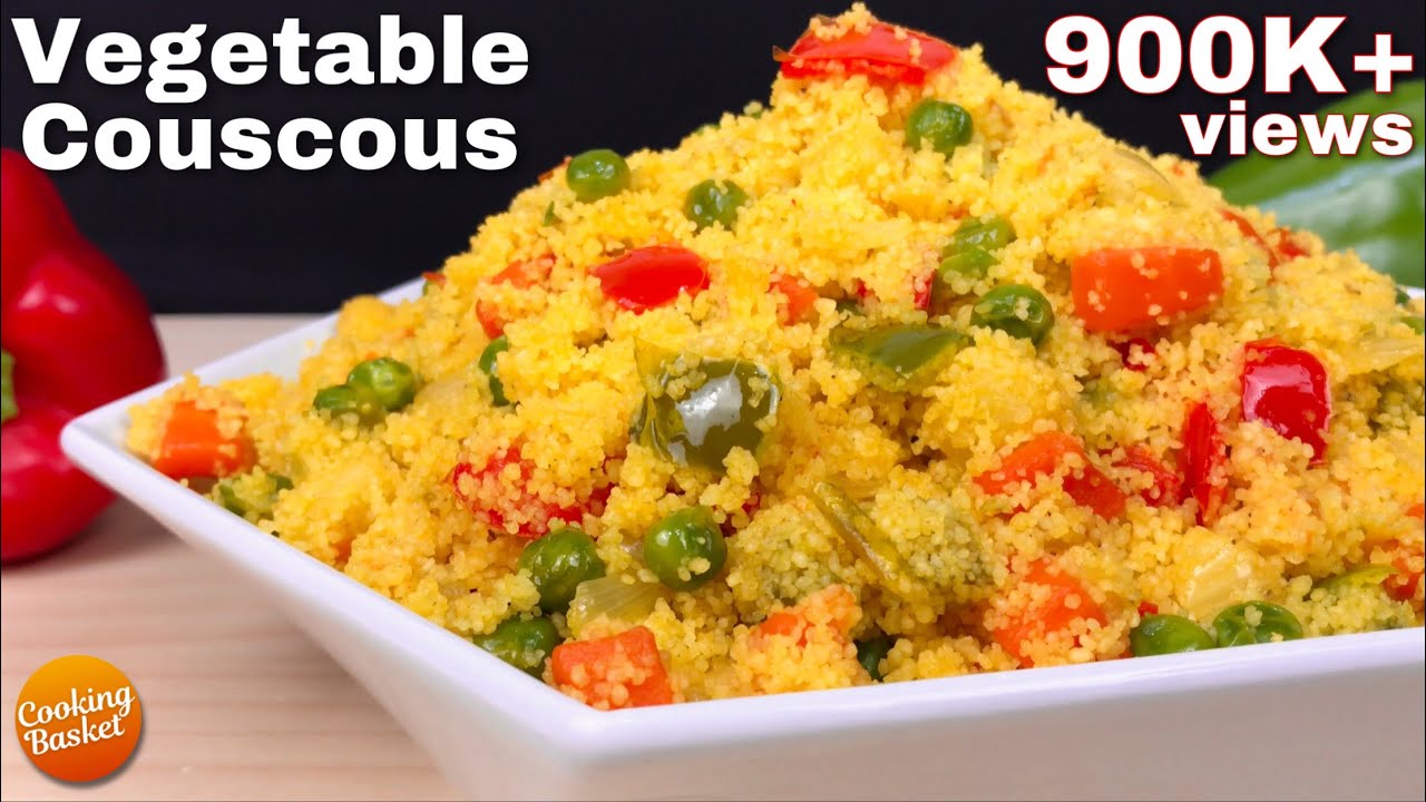 10minutes Vegetable Couscous Recipe | Easy Couscous Recipe |Vegetable Couscous |How To Cook Couscous