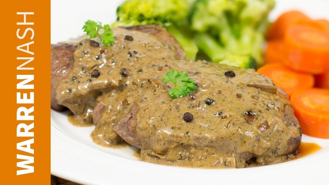 Peppercorn Sauce Recipe for steak – Creamy & Delicious – Recipes by Warren Nash