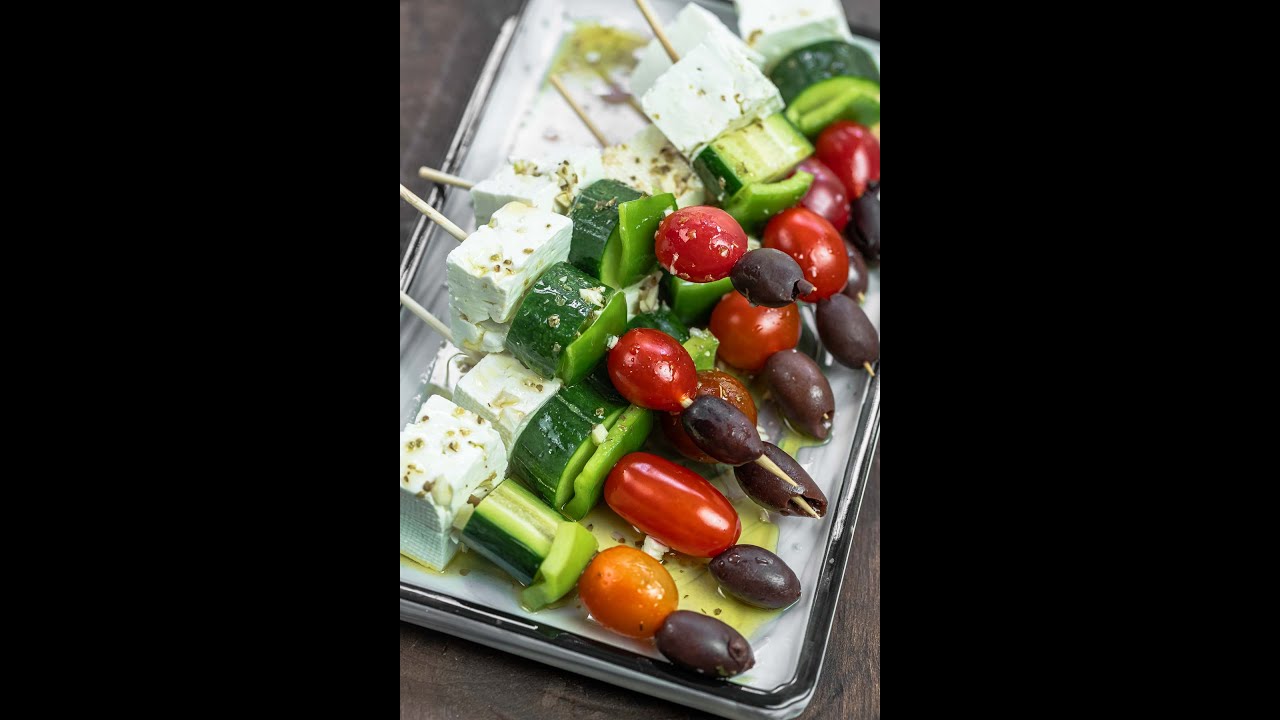 What’s better than Greek Salad? Greek Salad Skewers! #shorts