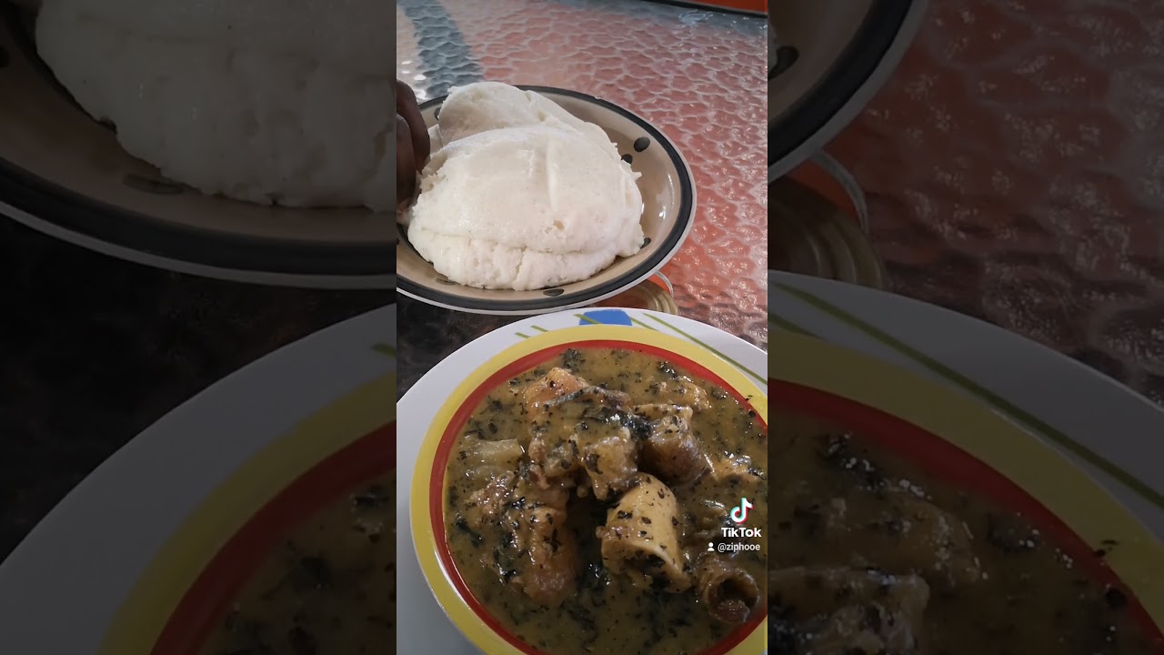 South african Street food | Ogusu and pap| Nigeria food| S.A youtuber