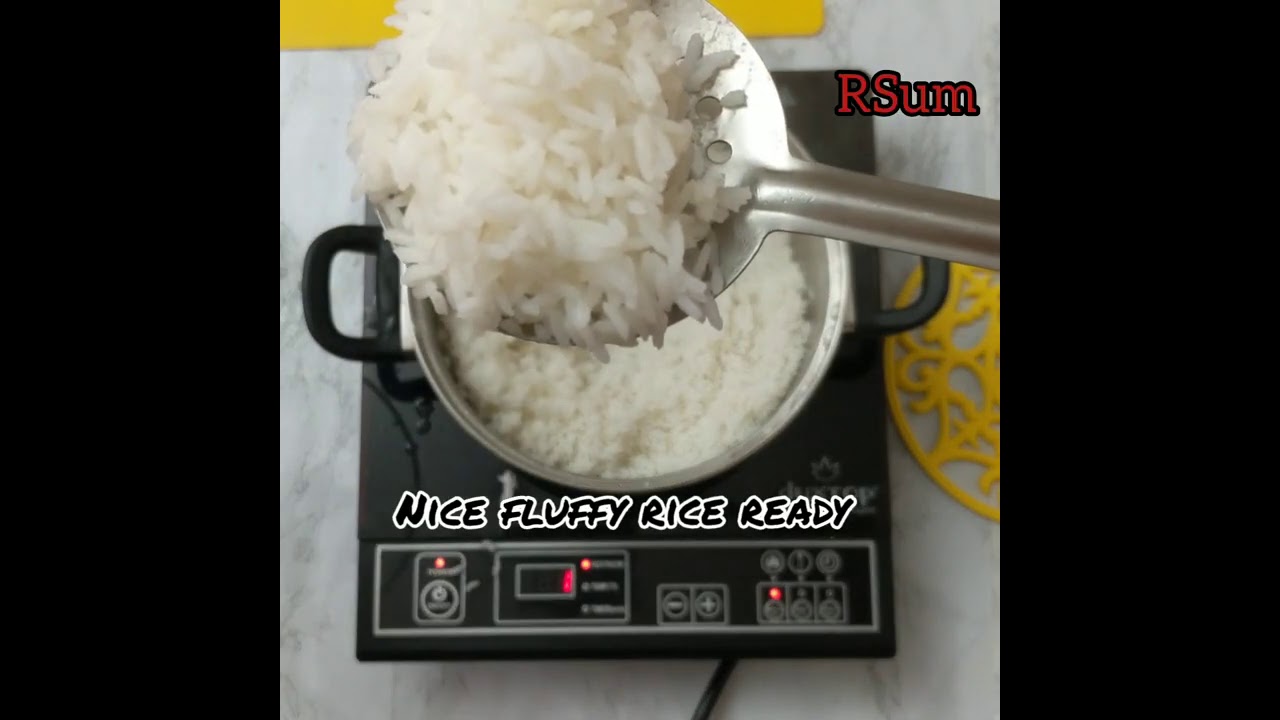 How to Make fluffy White Rice on Stove