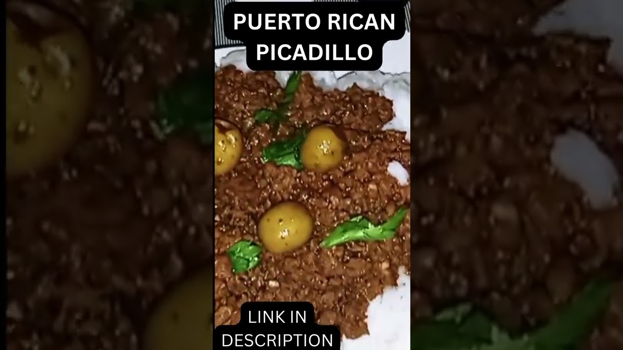 PUERTO RICAN PICADILLO #shorts