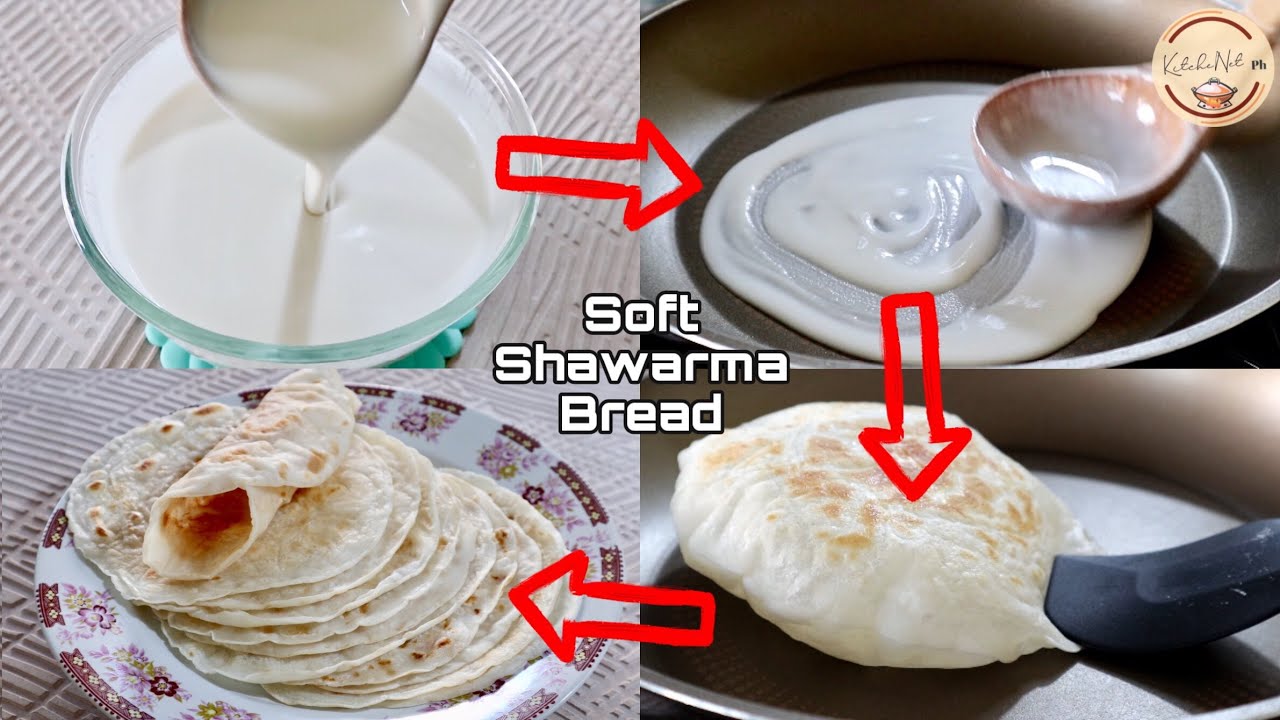 Soft Shawarma Bread Using Soft Batter mixture | KitcheNet Ph