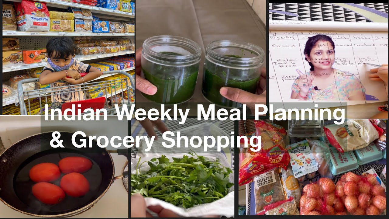 Indian Weekly Meal Planning | My Grocery List | Some Daily Essential Meal Preparation | Grocery Haul