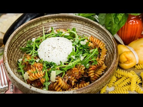 Chef Antonia Lofaso’s Fusilli with Roasted Eggplant Recipe – Hallmark Channel