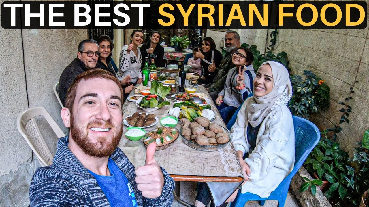 THE BEST SYRIAN FOOD (Home Cooked Meal)