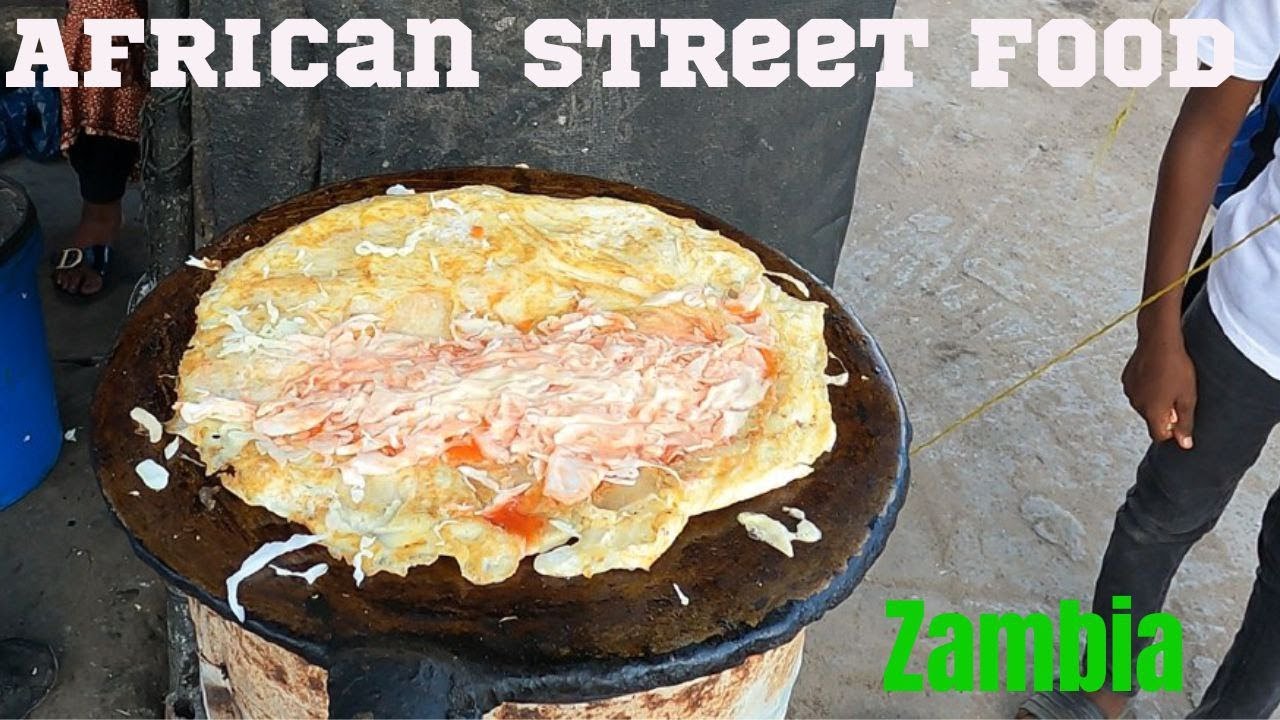 Trying African street food in Lusaka,Zambia