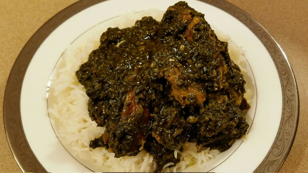 Liberian Fried Potato Greens