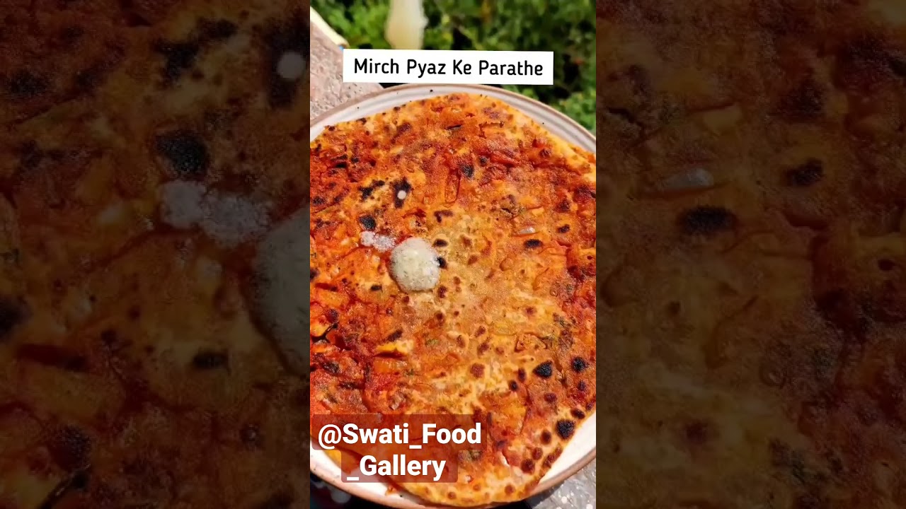 Mirch Pyaz ke paratha| try to new type of paratha @Swati_Food_Gallery