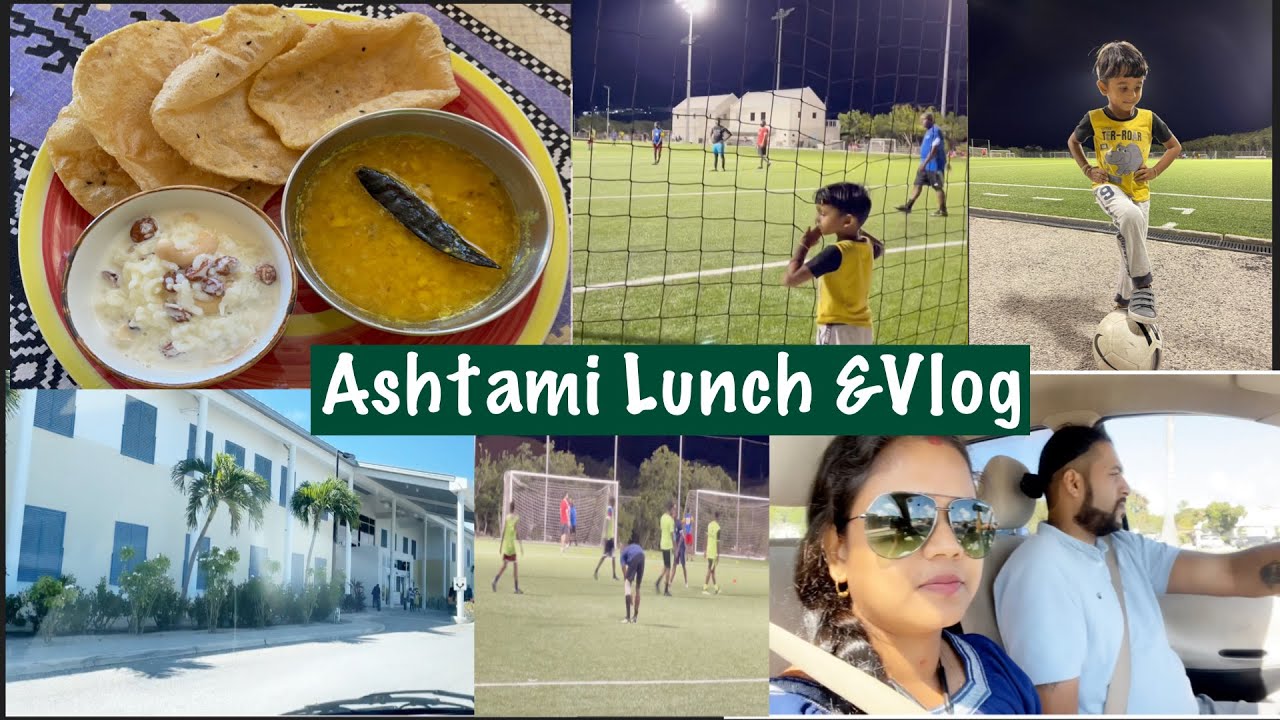 Ashtami Lunch & Vlog | Ashtami ke Din Jana Para Hospital | Motivational Talk | Indian Mom vlogs