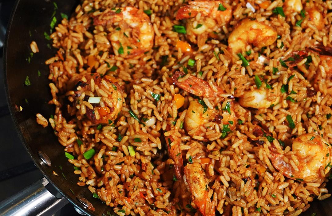 Pepper Shrimp Fried Rice.