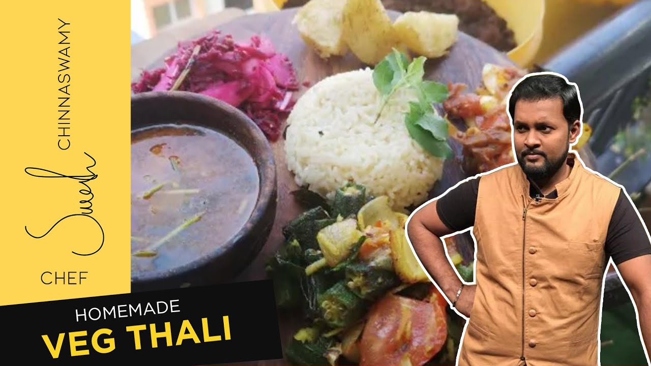 7 விதமான உணவுகளை 20 நிமிடத்தில் வீட்டிலேயே செய்யலாம் |veg thali |chef suresh |taste of nation .